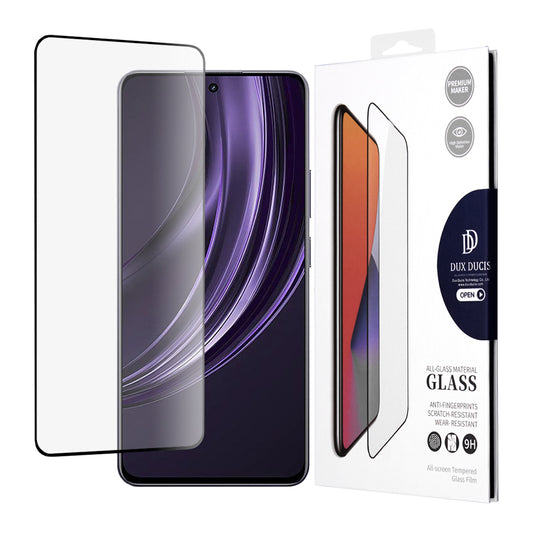 Протектор за екран DUX DUCIS за Realme 13+, закалено стъкло, Edge Glue, черен