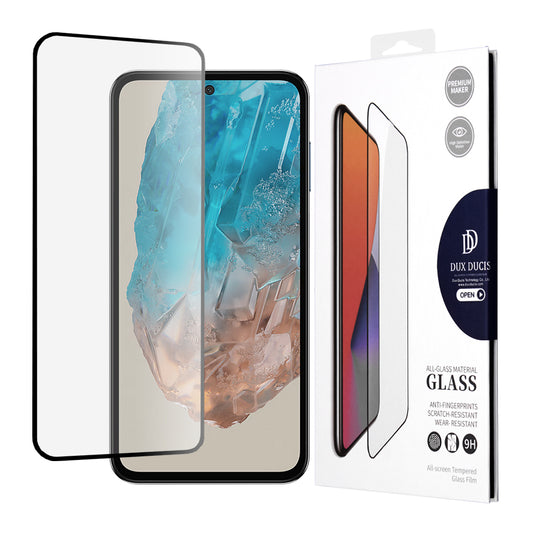 Протектор за екран DUX DUCIS за Samsung Galaxy M35, закалено стъкло, Edge Glue, черен