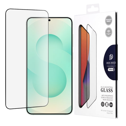 Протектор за екран DUX DUCIS за Samsung Galaxy S25+ S936, закалено стъкло, Edge Glue, черен