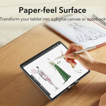 Защитно фолио ESR Paper Feel Magnetic за Apple iPad (2025) / (2022), Пластмаса