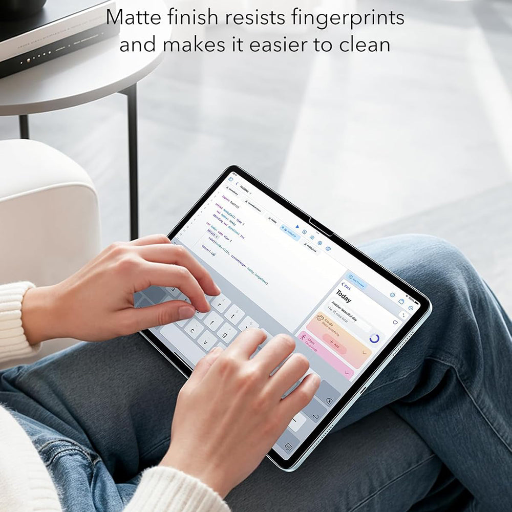 Защитно фолио ESR Paper Feel UltraFit за Apple iPad Air 13 (2026) / Air 13 (2025), Пластмаса, Комплект 2 броя