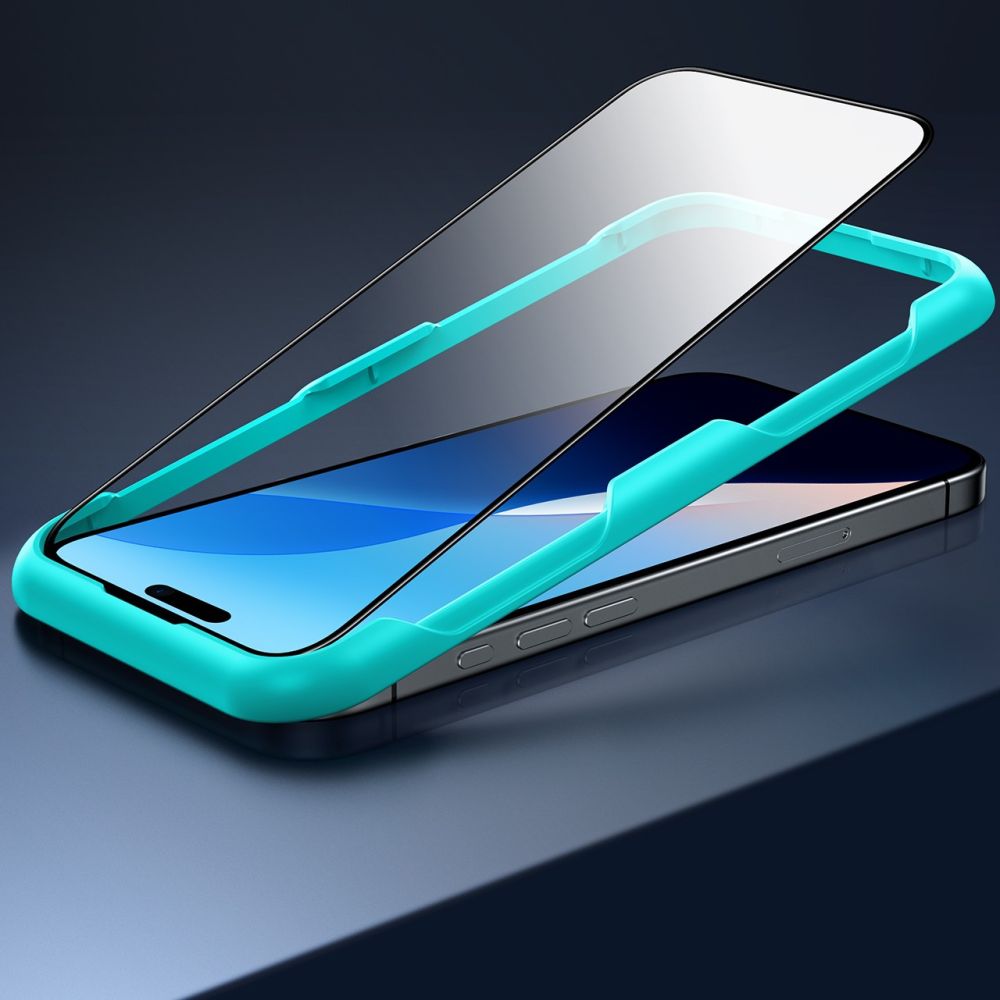 Защитно фолио ESR за екран на Apple iPhone 16, закалено стъкло, Full Glue