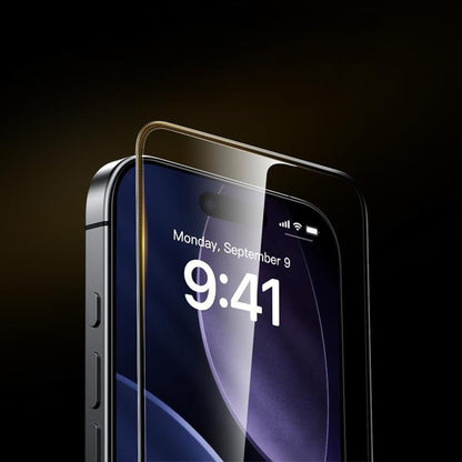 Фолио за защита на екрана ESR UltraFit Armorite Pro за Apple iPhone 17 Pro, Закалено стъкло, Пълно залепване, Черно