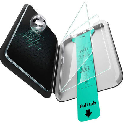 Защитно фолио ESR UltraFit за екран на Apple iPad Air 13 (2025) / Air 13 (2024), закалено стъкло, пълно залепване, комплект от 2 броя