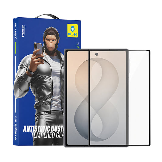 Външна защитна фолио Blueo HD за Samsung Galaxy Z Fold8 F971, закалено стъкло, пълно залепване, 2.5D, черна