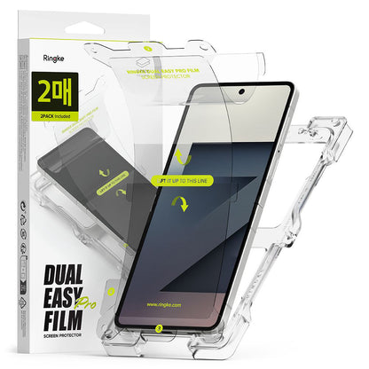 Защитно фолио за вътрешен екран Ringke Dual Easy Pro за Samsung Galaxy Z Flip7 F766, Пластмаса, Комплект 2 броя