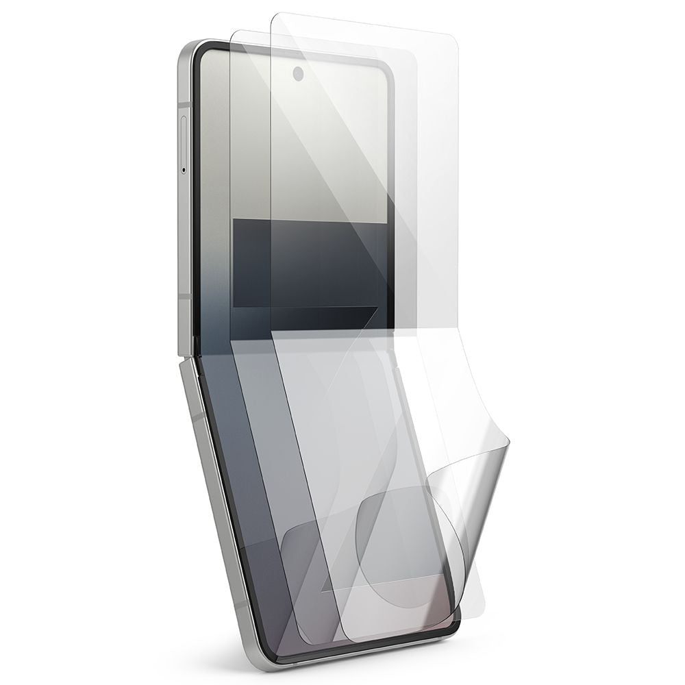 Защитно фолио за вътрешен екран Ringke Dual Easy Pro за Samsung Galaxy Z Flip7 F766, Пластмаса, Комплект 2 броя