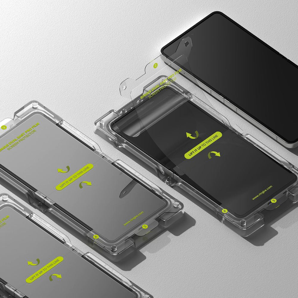 Защитно фолио за вътрешен екран Ringke Dual Easy Pro за Samsung Galaxy Z Flip7 F766, Пластмаса, Комплект 2 броя