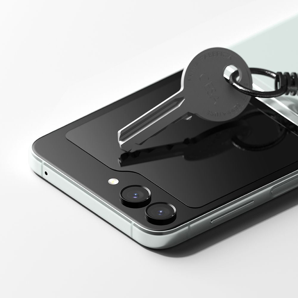 Защитно фолио Ringke за външен екран за Samsung Galaxy Z Flip5 F731, закалено стъкло, пълно залепване, комплект от 2 броя