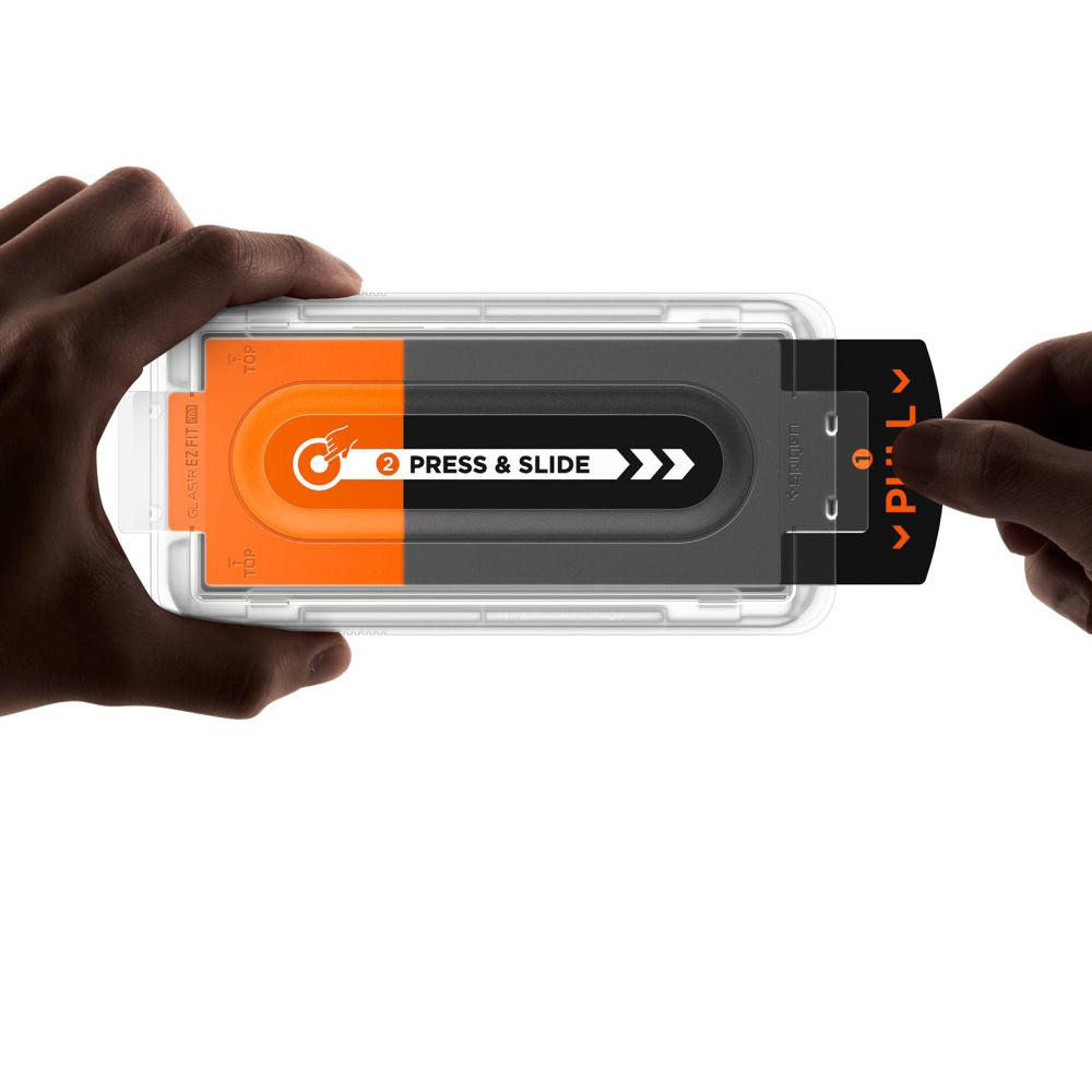 Фолио за защита на външен екран Spigen GlastR EZ FIT Pro HD за Samsung Galaxy Z Fold7 F966, закалено стъкло, пълно залепване, комплект от 2 броя AGL09579