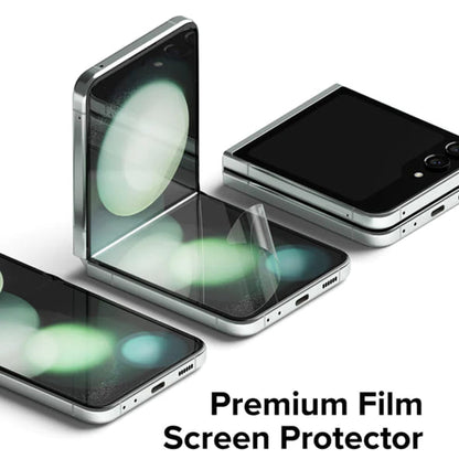 Фолио за защита на вътрешния екран Ringke Dual Easy за Samsung Galaxy Z Flip5 F731, Пластмаса, Комплект 2 броя