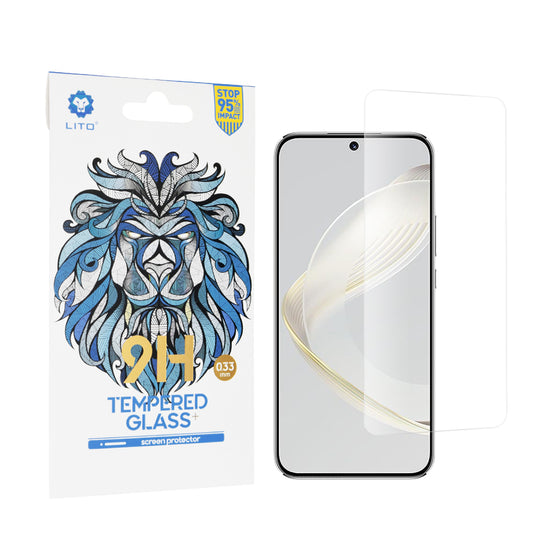 Протектор за екран Lito Classic за Huawei nova 12s / nova 11, закалено стъкло, пълно залепване, 2.5D