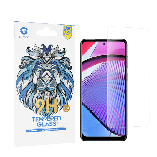 Протектор за екран Lito Classic за Motorola Moto G Power 5G, закалено стъкло, пълно залепване, 2.5D