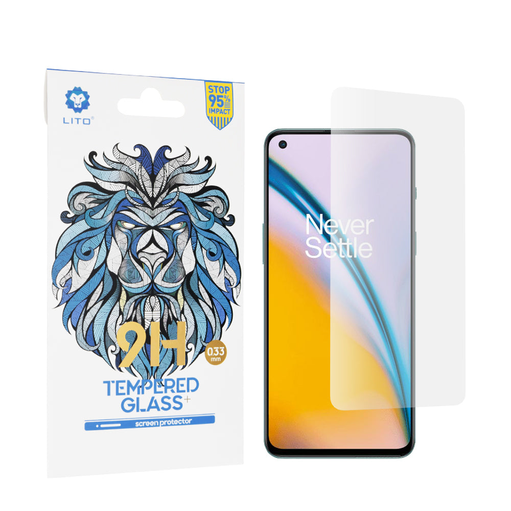 Lito Classic Screen Protector Film for OnePlus Nord 2T / Nord CE 5G / Nord 2 5G, Tempered Glass, Full Glue, 2.5D