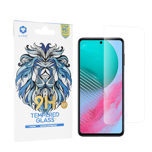 Протектор за екран Lito Classic за Samsung Galaxy M54, закалено стъкло, пълно залепване, 2.5D