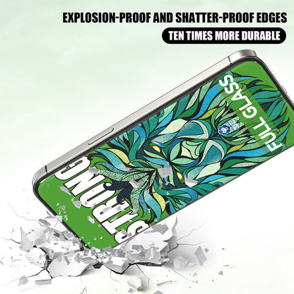 Защитно фолио Lito D+ Max Strong за Apple iPhone 17 Pro Max, закалено стъкло, пълно лепило, черно