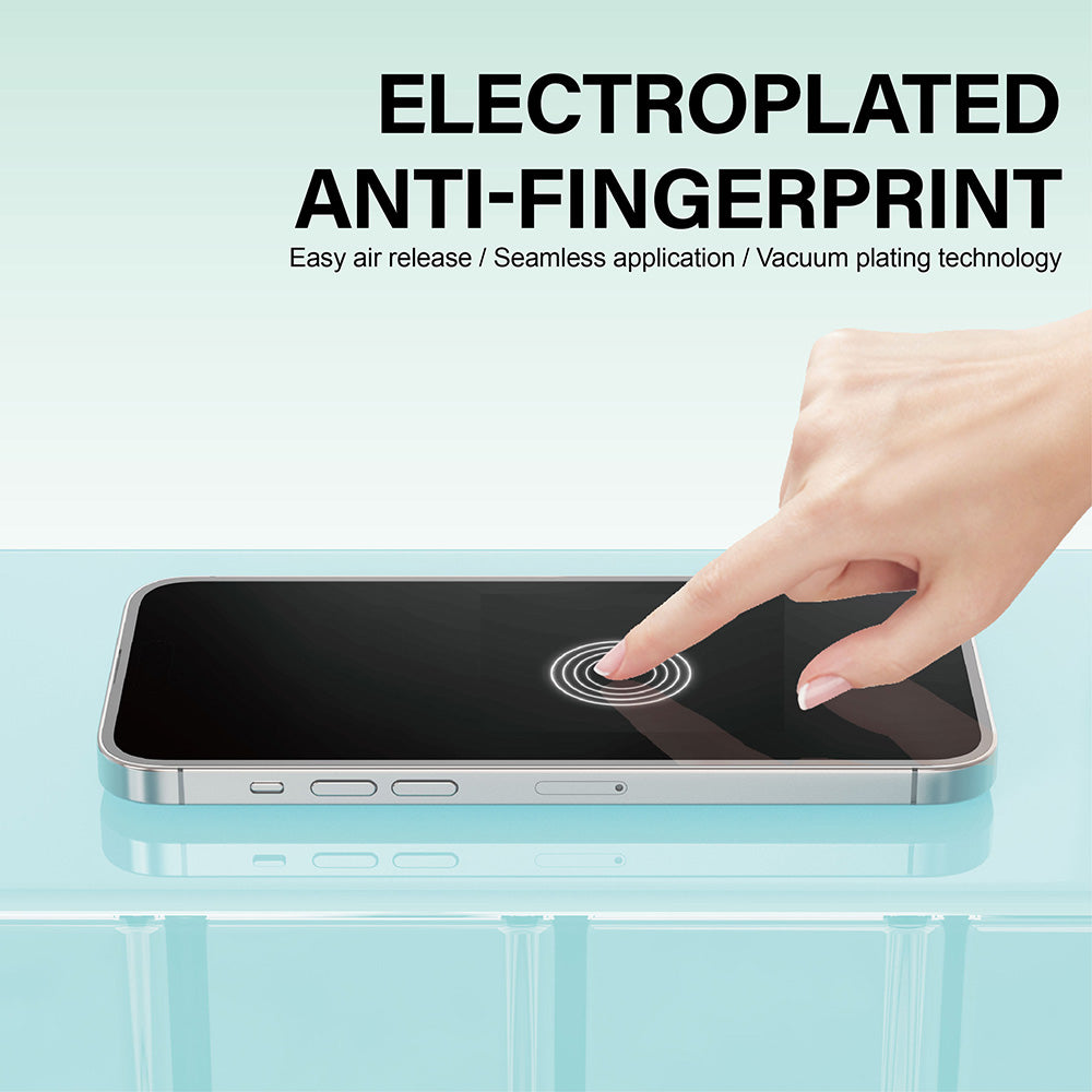 Защитно фолио Lito NB за екран за Apple iPhone 17 Air, закалено стъкло, пълно залепване, черно