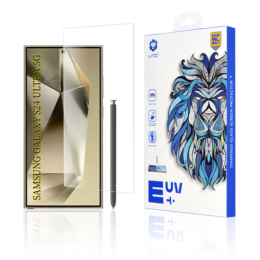 Протектор за екран Lito за Samsung Galaxy S24 Ultra S928, закалено стъкло, UV лепило, 3D