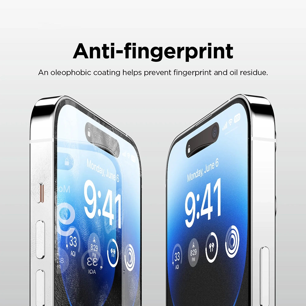 Защитно фолио Матов екран Anank 5X Reinforced за Apple iPhone 17 Air, Закалено стъкло, Пълно лепило, 2.5D, Черно