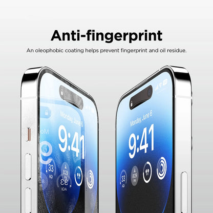 Защитно фолио Матов екран Anank 5X Reinforced за Apple iPhone 17 Air, Закалено стъкло, Пълно лепило, 2.5D, Черно