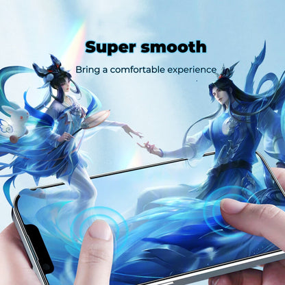 Защитно фолио Матов екран Anank 5X Reinforced за Apple iPhone 17 Air, Закалено стъкло, Пълно лепило, 2.5D, Черно