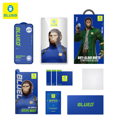 Matte Blueo Anti-Glare Screen Protector for Samsung Galaxy S26 S942, Tempered Glass, Full Glue, Black