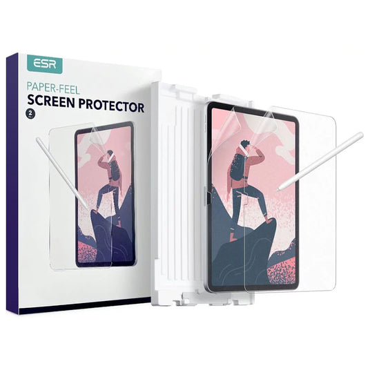 Защитно фолио Ecran Matte ESR Paper Feel за Apple iPad (2025) / (2022), Пластмаса, Комплект 2 броя