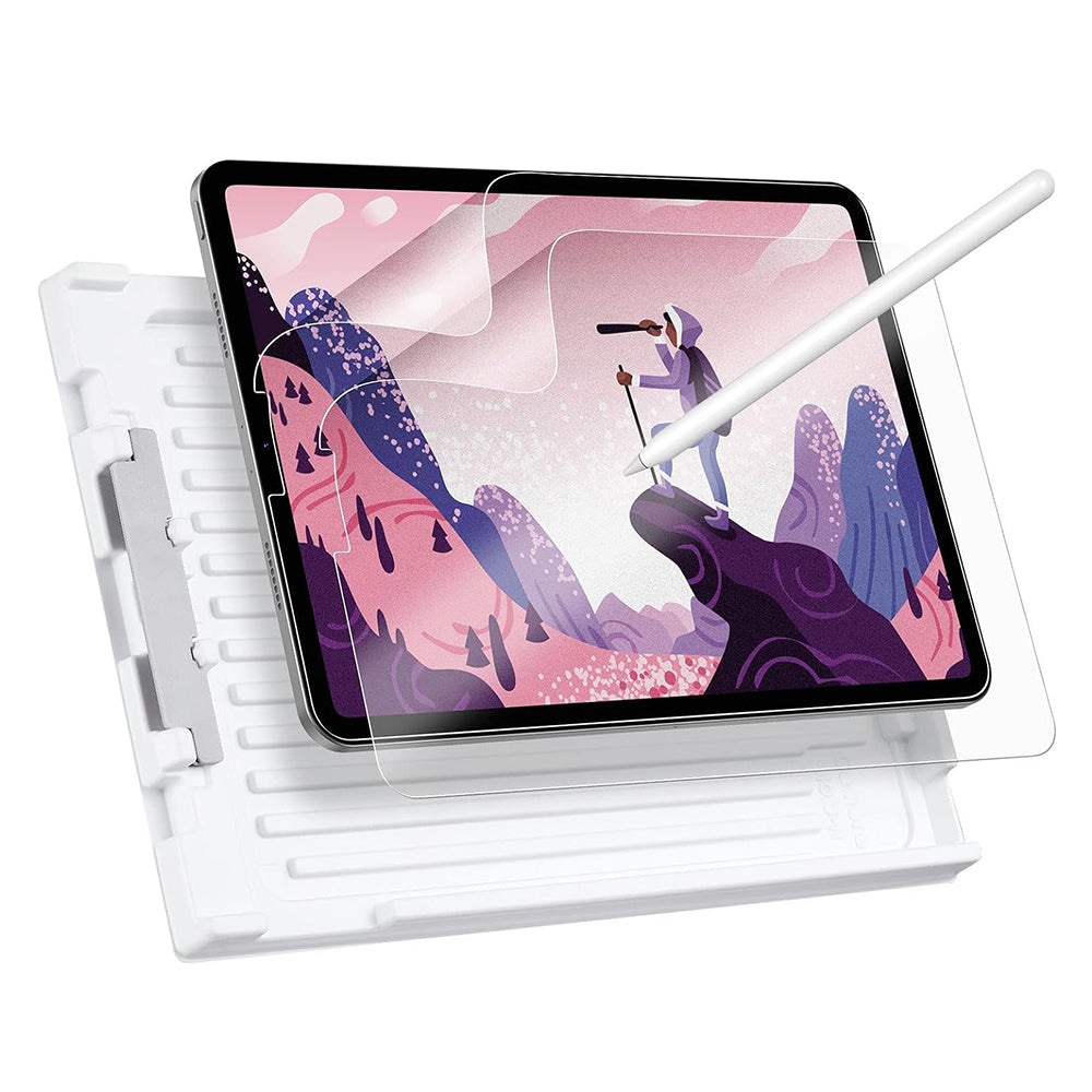 Защитно фолио Ecran Matte ESR Paper Feel за Apple iPad Pro 12.9 (2022) / Pro 12.9 (2021) / Pro 12.9 (2020), Пластмаса, Комплект 2 броя