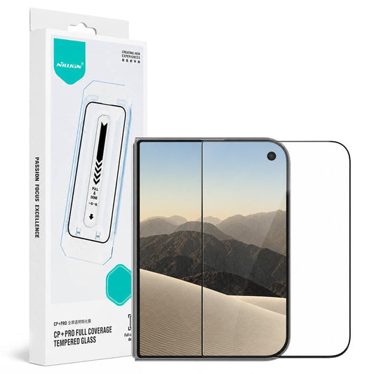 Защитно стъкло за външния екран Nillkin CP+ Pro с апликатор за Apple iPhone Duo, закалено стъкло, Full Glue, черно