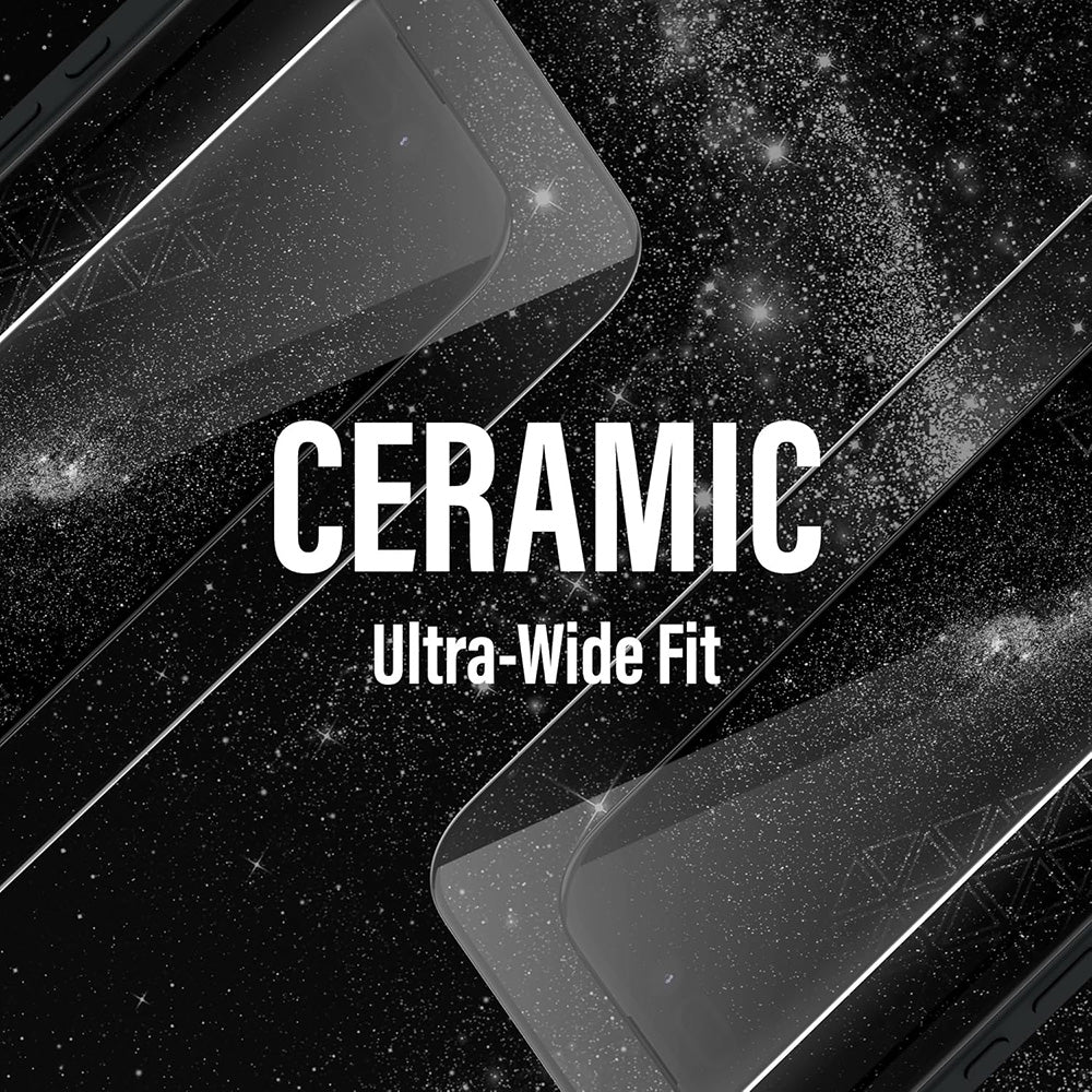 Защитно фолио за екран PanzerGlass Ultra-Wide Ceramic EasyAligner за Samsung Galaxy S25 S931 / S24 S921, закалено стъкло, пълно залепване