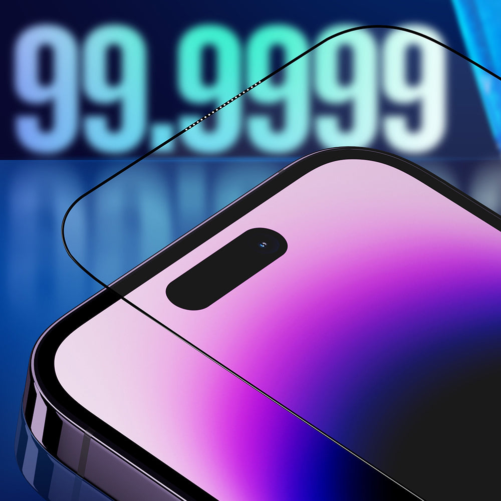 Blueo Premium Sapphire Applicator Privacy Screen Protector for Apple iPhone 18 Pro Max, Tempered Glass, Full Glue