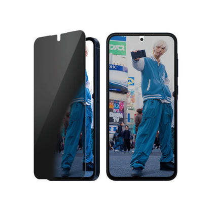Защитно фолио за екран Privacy PanzerGlass Ultra-Wide Fit за Samsung Galaxy A56 A566, закалено стъкло, Full Glue