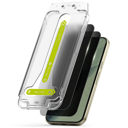 Privacy Screen Protector Ringke Easy Slide for Google Pixel 11 Pro XL / 10 Pro XL / 9 Pro XL, Tempered Glass, Full Glue, Set of 2 pieces