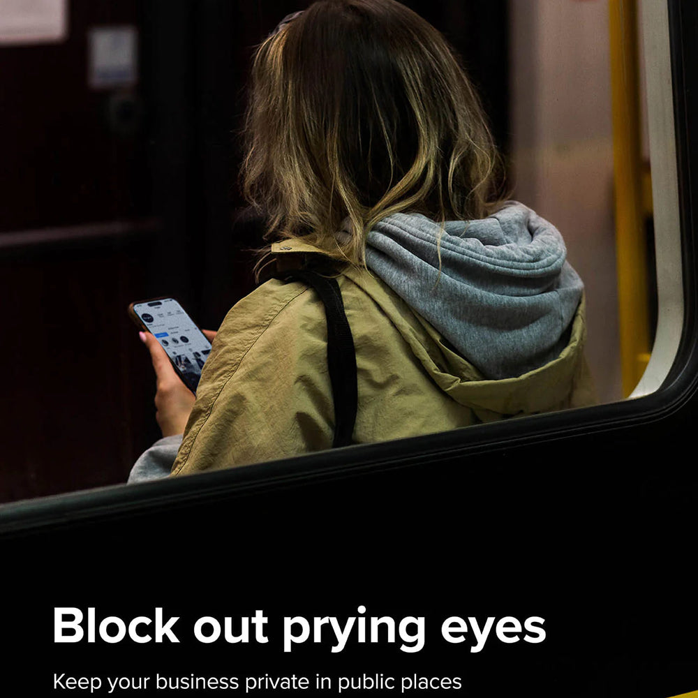 Защитно фолио Privacy Ringke за Apple iPhone 15 Pro, закалено стъкло, Full Glue