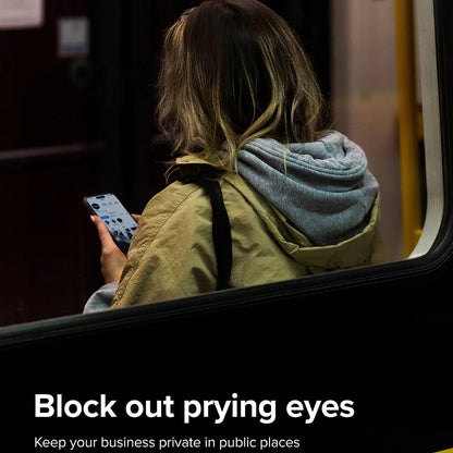Защитно фолио Privacy Ringke за Apple iPhone 15 Pro, закалено стъкло, Full Glue