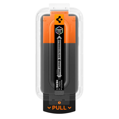 Фолио за защита на екрана Privacy Spigen GlastR EZ FIT Pro за Apple iPhone 17 Pro Max / 16 Pro Max, закалено стъкло, Full Glue