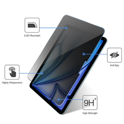 Протектор за екран Privacy Techsuit ArmorGlass CrystalHD за Samsung Galaxy Tab S10+ / Tab S9 FE+, закалено стъкло, пълно залепване, комплект от 2 броя