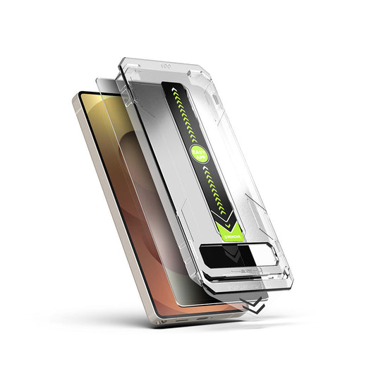 Фолио за защита на екрана Privacy Techsuit TitanGlass CrystalHD за Samsung Galaxy S26, Закалено стъкло, Пълно лепене