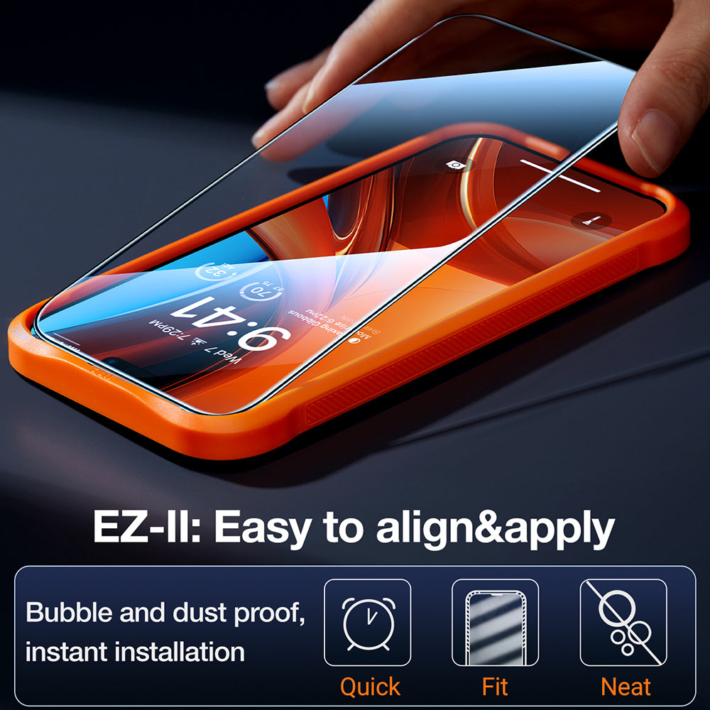 Защитно фолио за екран Privacy Torras GlassGo Epic за Apple iPhone 15 Pro Max, закалено стъкло, Full Glue