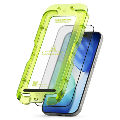 Ringke Easy Slide Screen Protector for Apple iPhone 17 Air, Tempered Glass, Full Glue, Set of 2 pieces