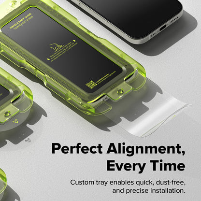 Ringke Easy Slide Screen Protector for Apple iPhone 17 Air, Tempered Glass, Full Glue, Set of 2 pieces