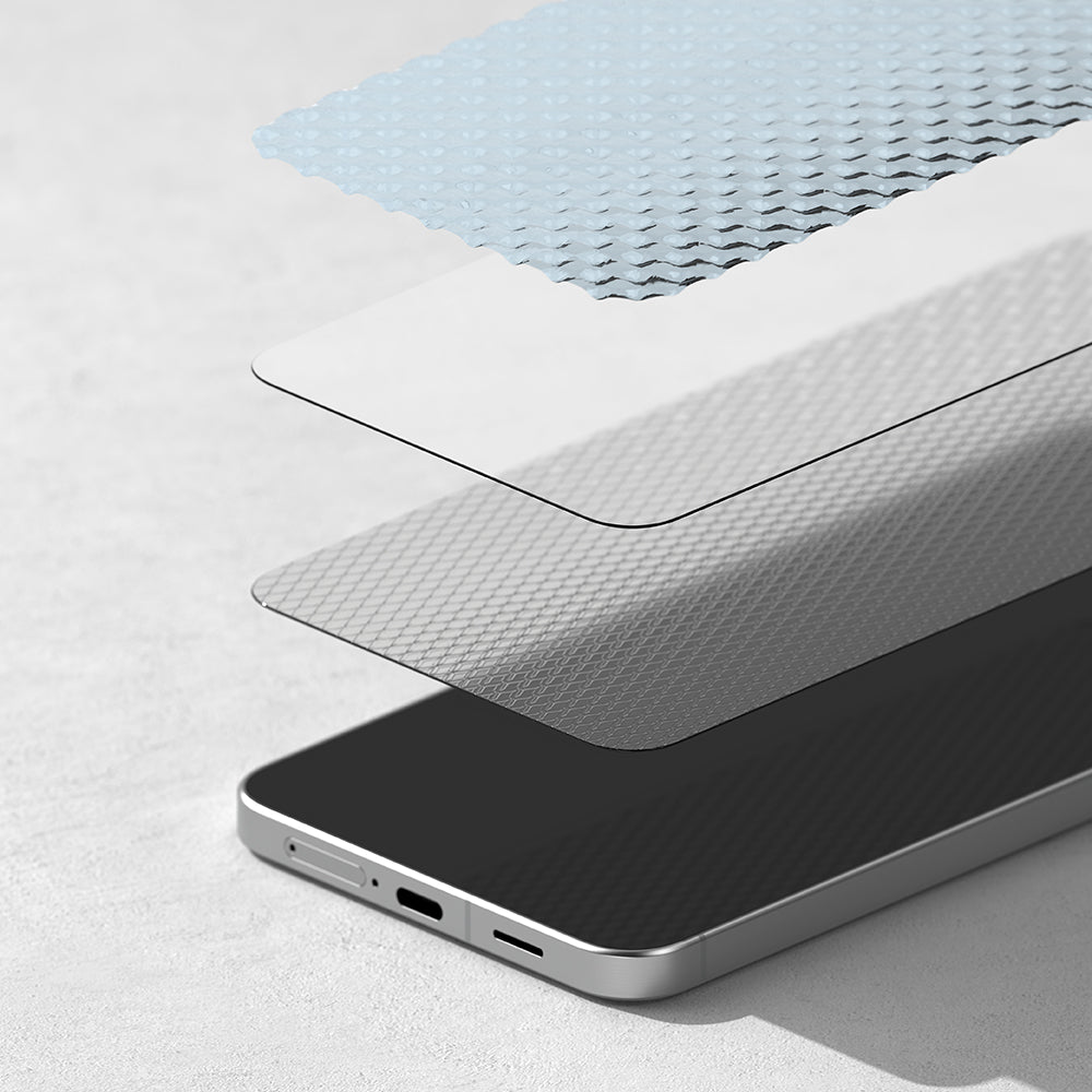 Защитно фолио за екран Ringke Easy Slide за Samsung Galaxy A57 5G, закалено стъкло, пълно залепване, комплект от 2 броя