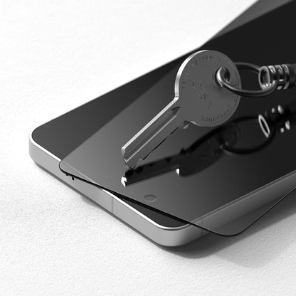 Защитно фолио Ringke Easy Slide за Samsung Galaxy S26 Plus, закалено стъкло, пълно залепване, комплект от 2 броя, черно