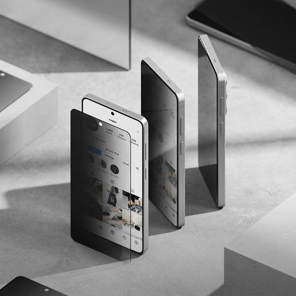 Защитно фолио Ringke Easy Slide за Samsung Galaxy S26 Plus, закалено стъкло, пълно залепване, комплект от 2 броя, черно