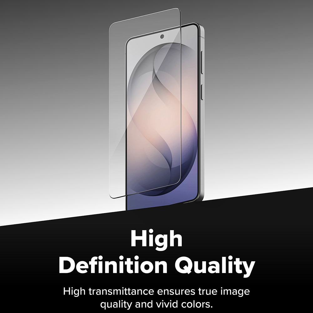 Защитно фолио Ringke Easy Slide за Samsung Galaxy S26 S942, закалено стъкло, пълно залепване, комплект от 2 броя