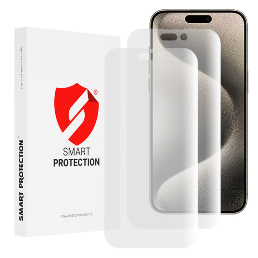 Протектор за екран Smart Protection Premium Classic за Apple iPhone 15 Pro Max, пластмаса, комплект от 2 броя