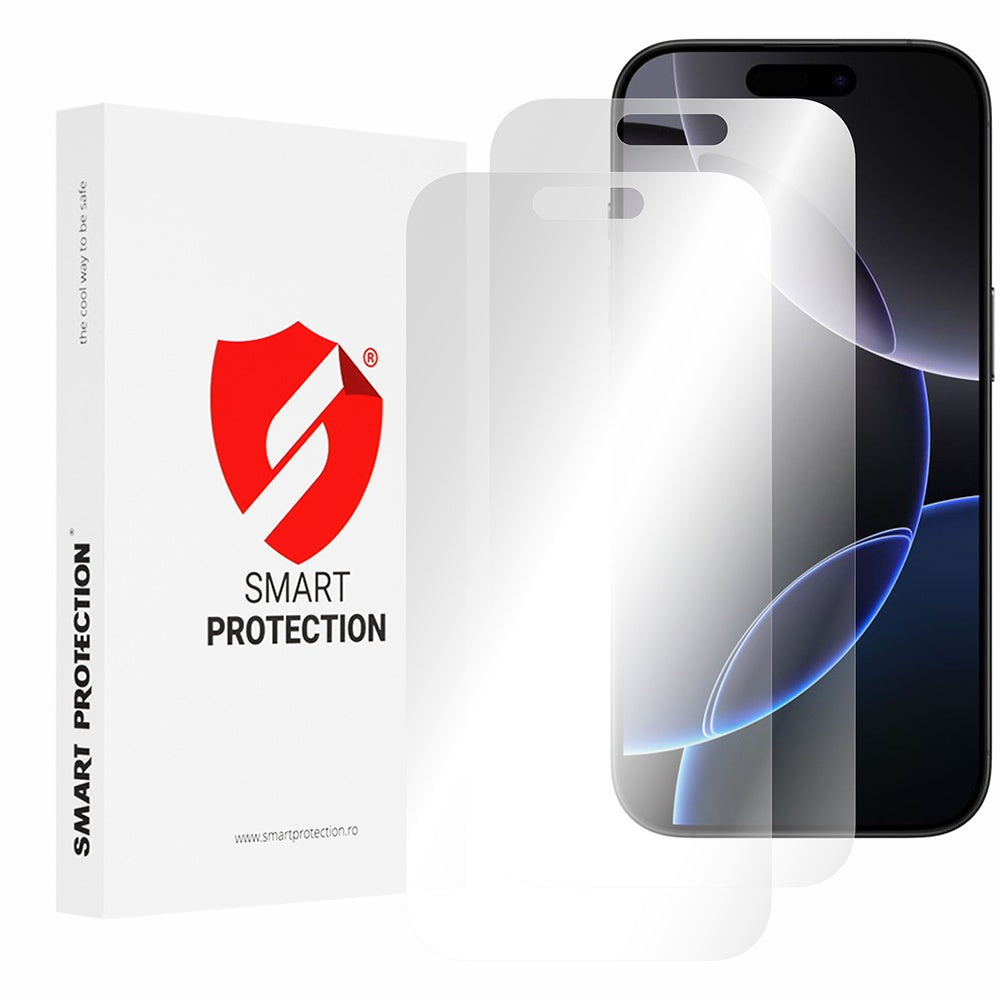 Протектор за екран Smart Protection Premium Classic за Apple iPhone 16 Pro, пластмаса, комплект от 2 броя