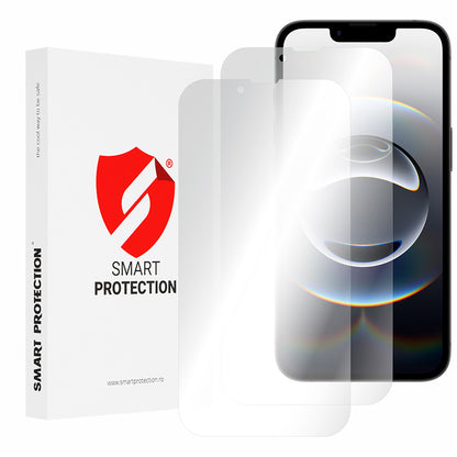 Протектор за екран Smart Protection Premium Classic за Apple iPhone 17e / 16e, пластмаса, комплект от 2 броя