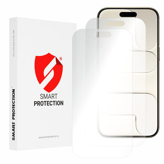 Фолио за защита на екрана Smart Protection Premium Classic за Apple iPhone 17 Air, Пластмаса, Комплект 2 броя