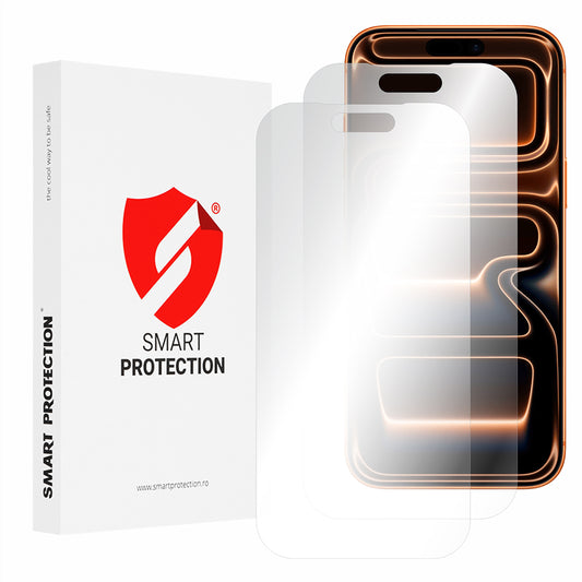 Фолио за защита на екрана Smart Protection Premium Classic за Apple iPhone 17 Pro Max, Пластмаса, Комплект 2 броя